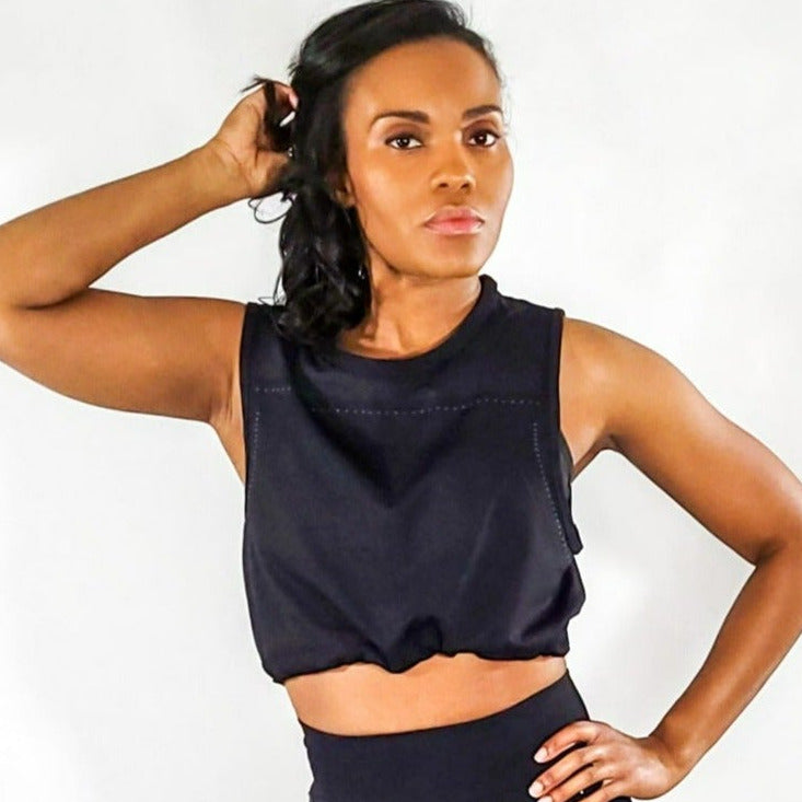 Bliss N Glow Crop (Black, Mint Green, Wine, Pink)