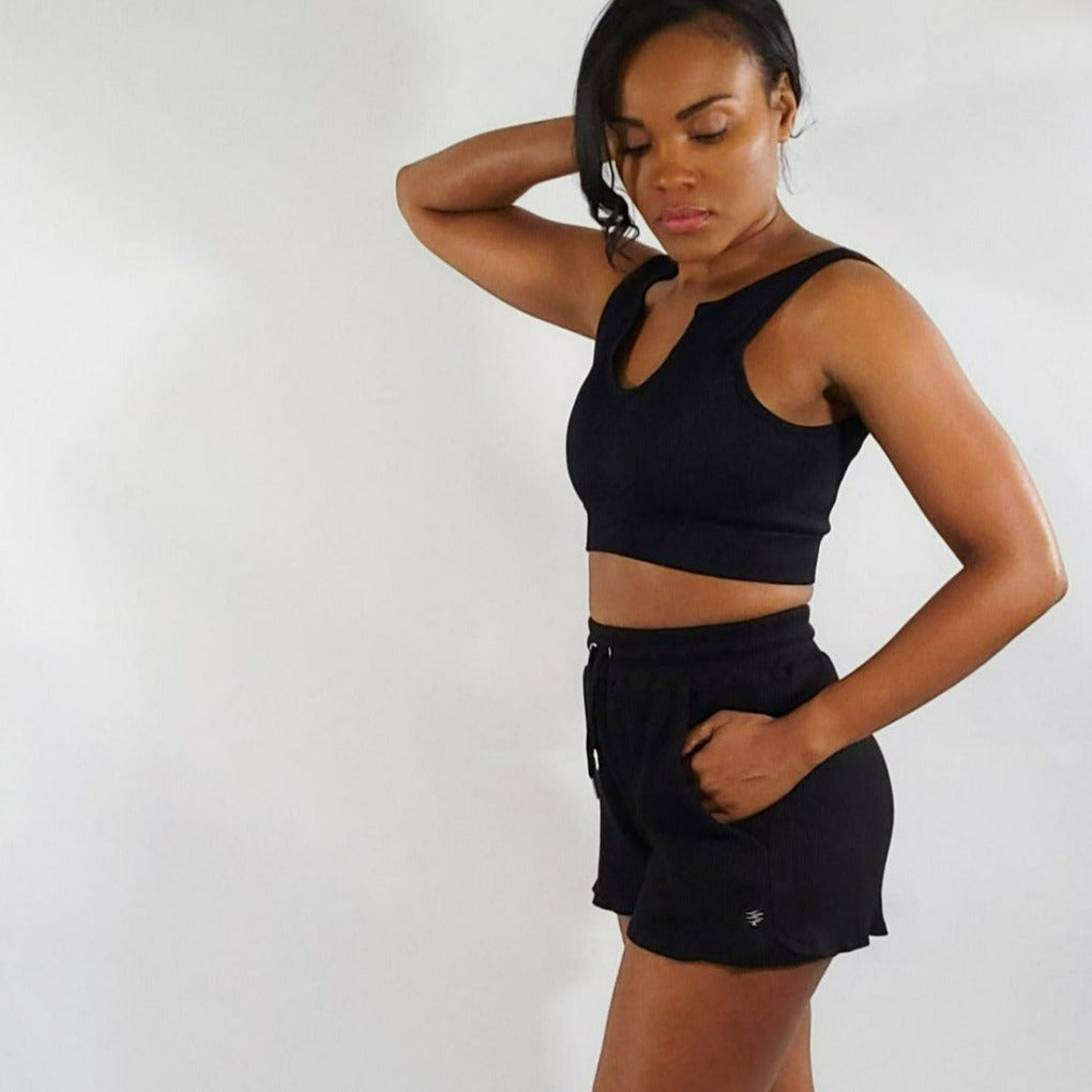 Calm N' Glam Shorts (Black)