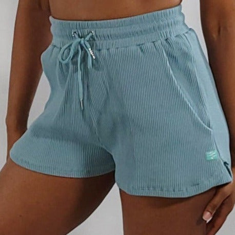 Calm N' Glam Shorts (Baby Blue)