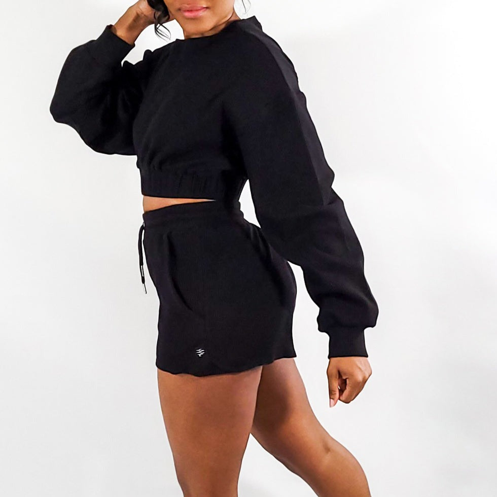 Calm N' Glam Shorts (Black)