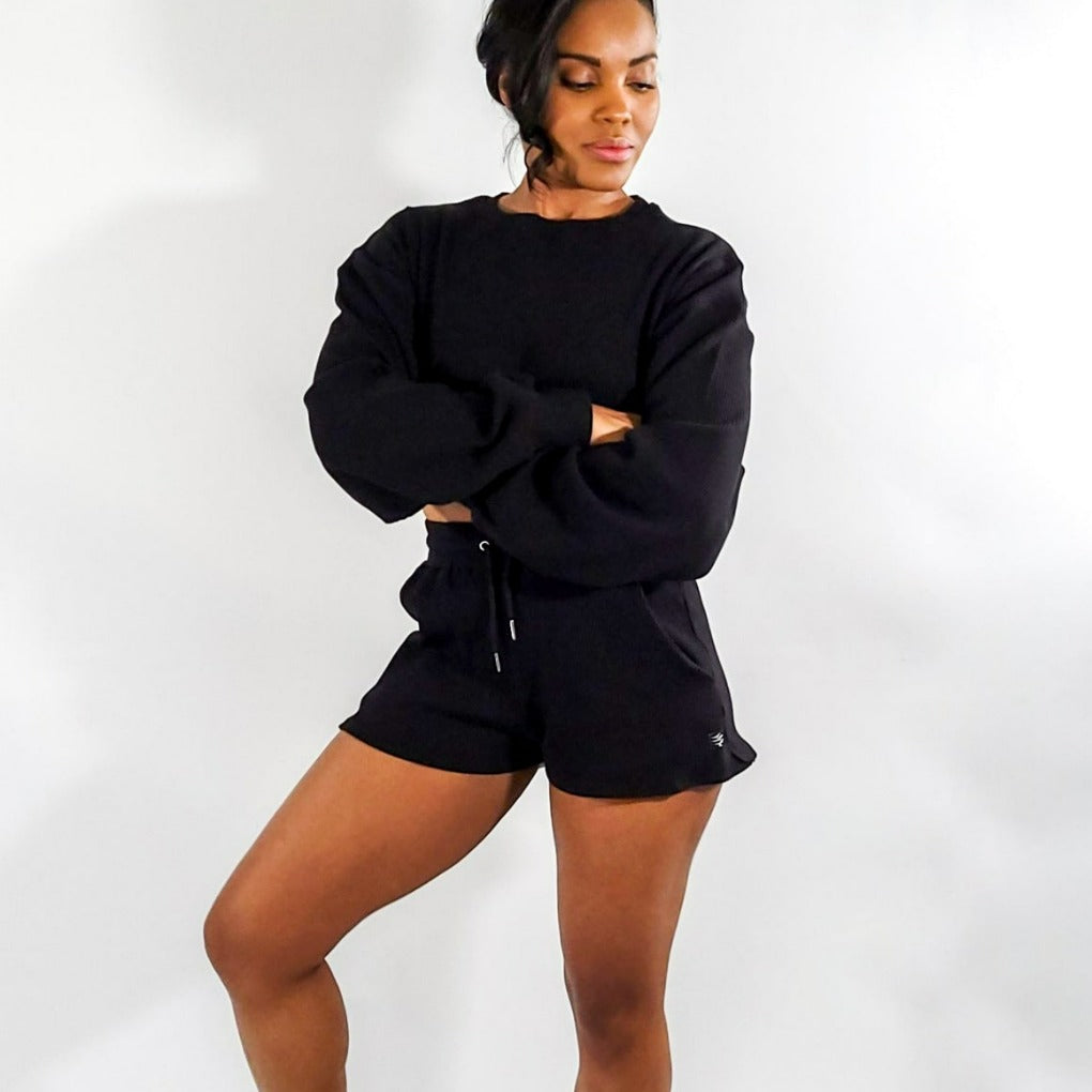 Calm N' Glam Shorts (Black)