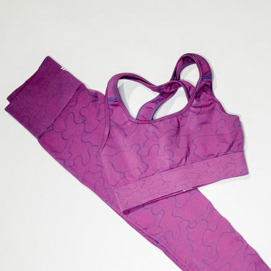 The Etched Bra (Purple)