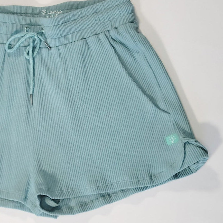 Calm N' Glam Shorts (Baby Blue)